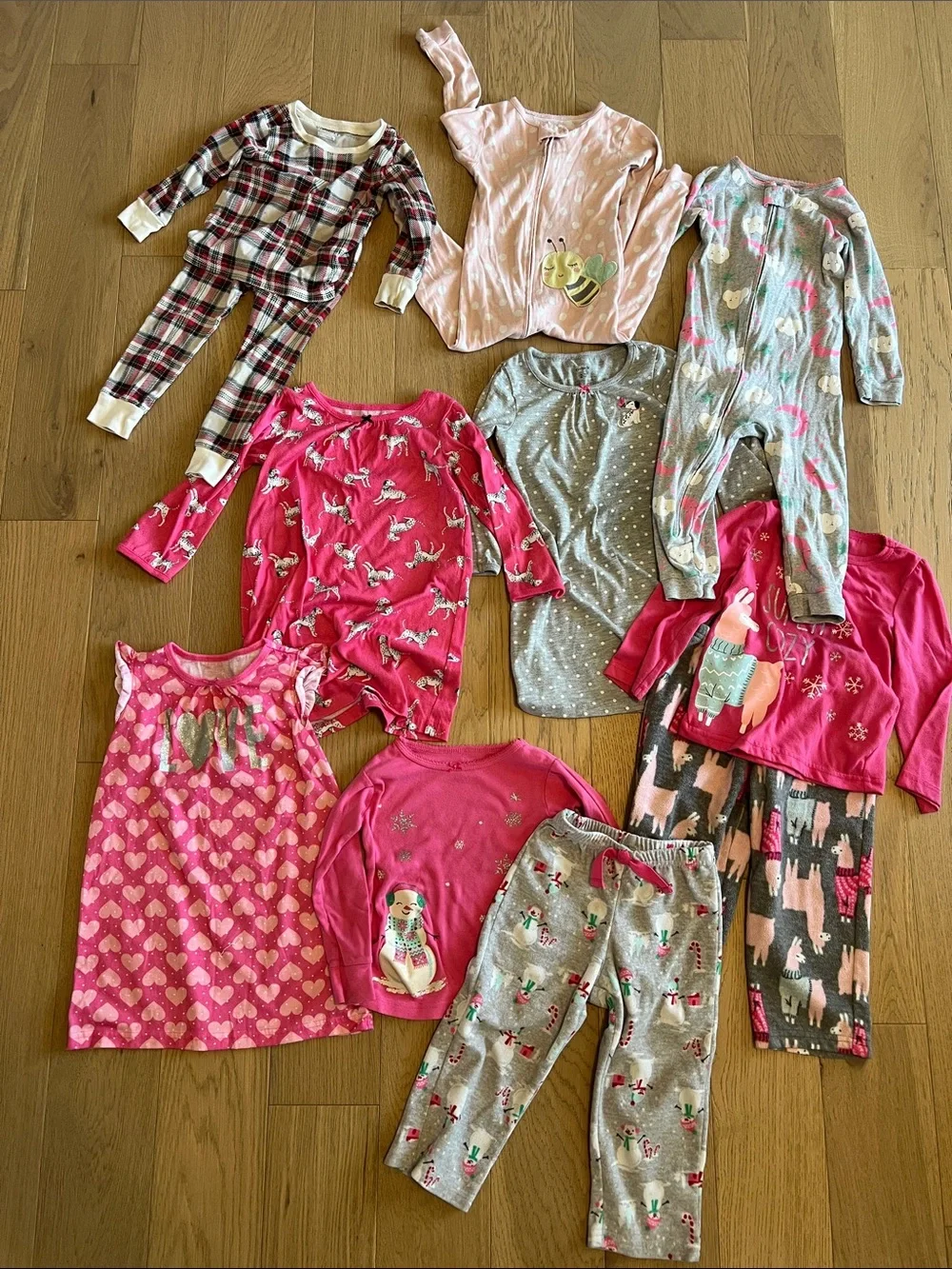 Size 2 girls pajamas set.